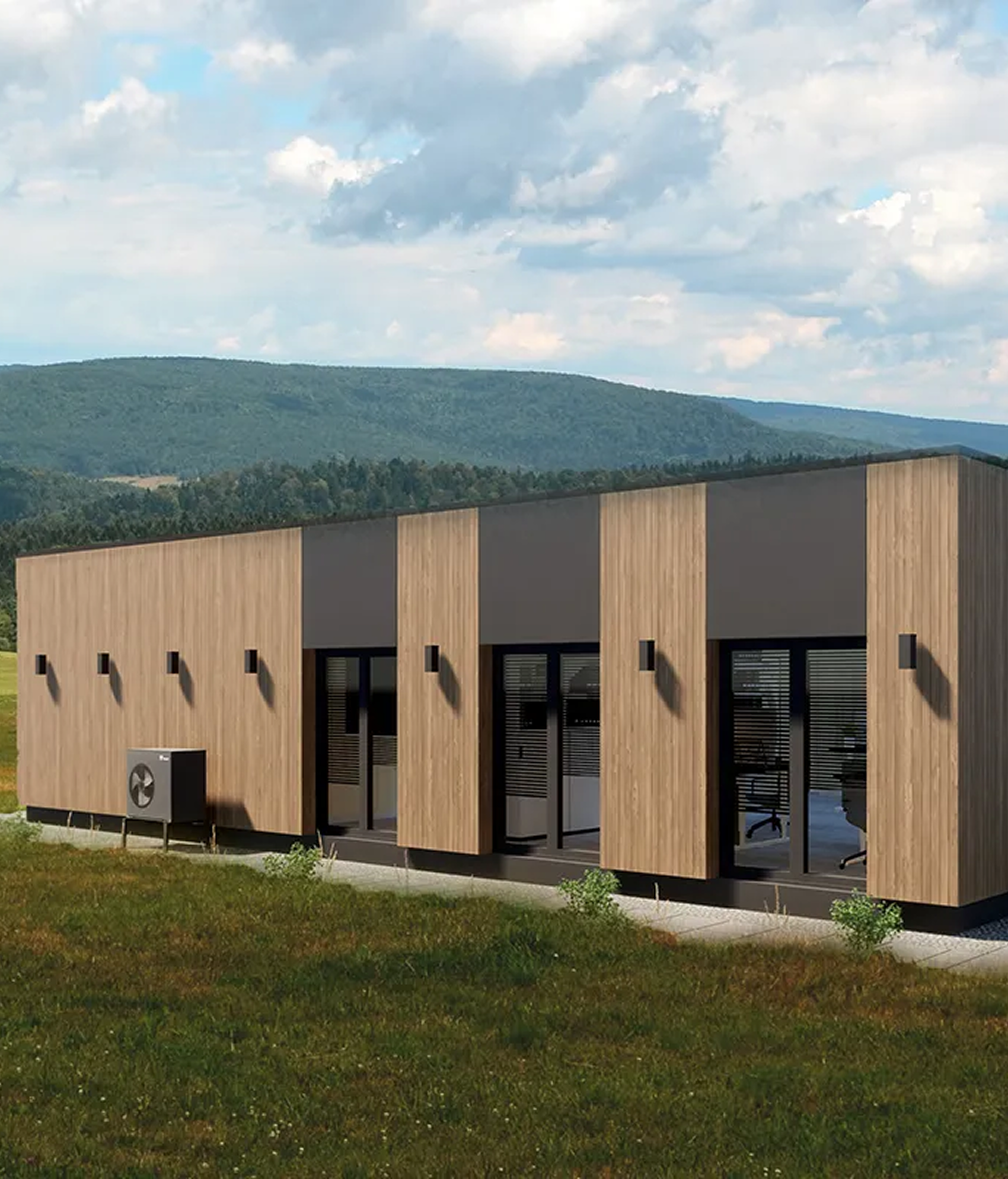 Przestrzeń biurowa i kapsuła