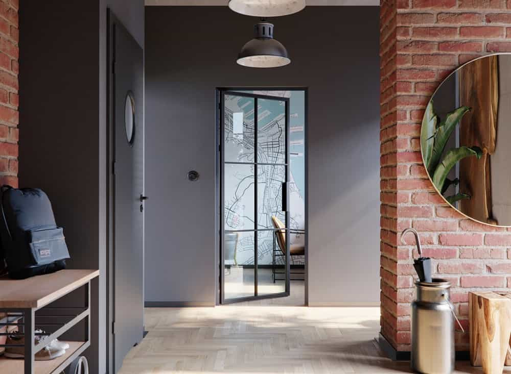 Drzwi szklane i loftowe